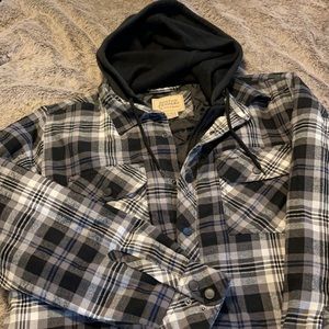 Men’s heavy flannel jacket
